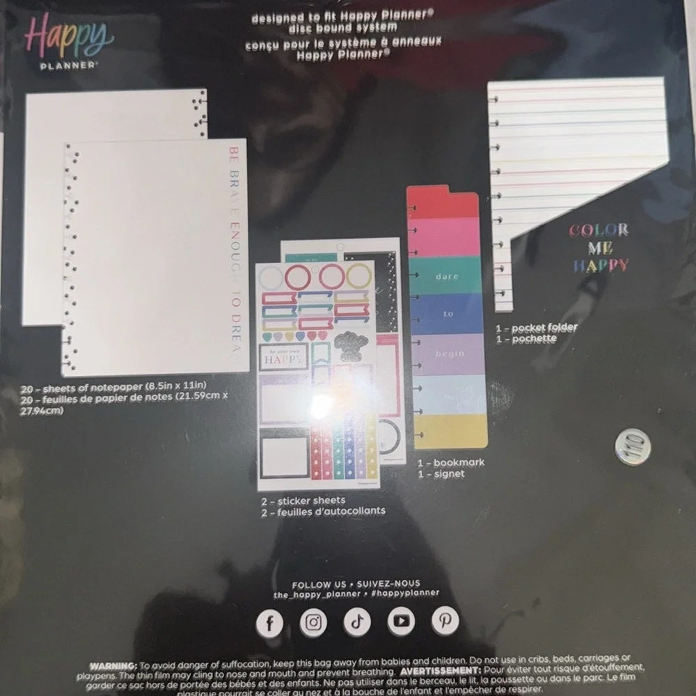Happy Planner Colorful Big Planner Accessories